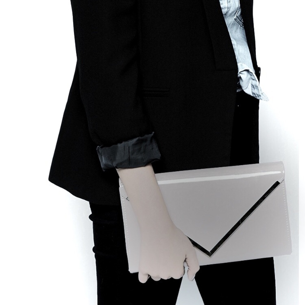ALDO Oversized Clutch Bag in Gray
